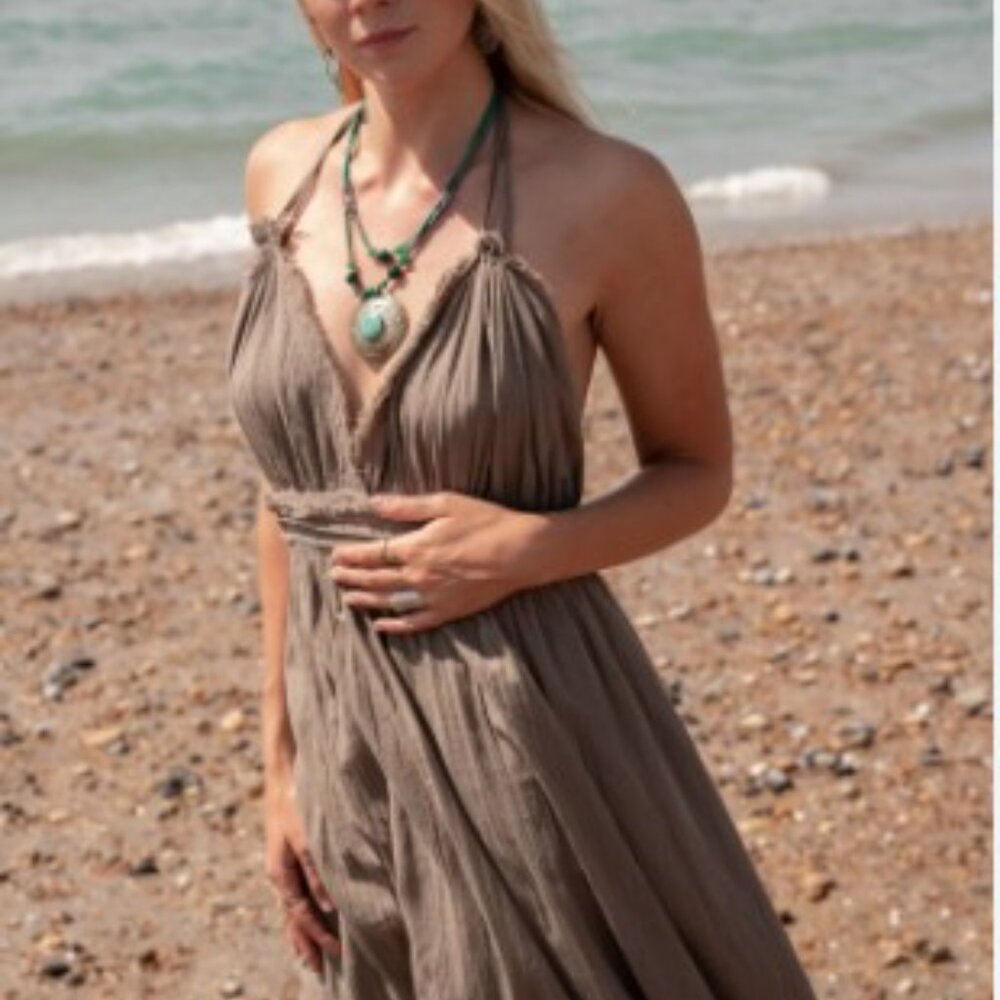 Mustard Seed by Anthropologie Flowy Boho Maxi Dress-Size Small‎ ✨